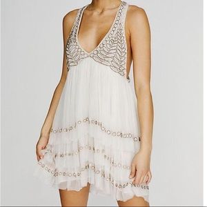 Free People Beaded Racerback Dress(Twilight Mini)